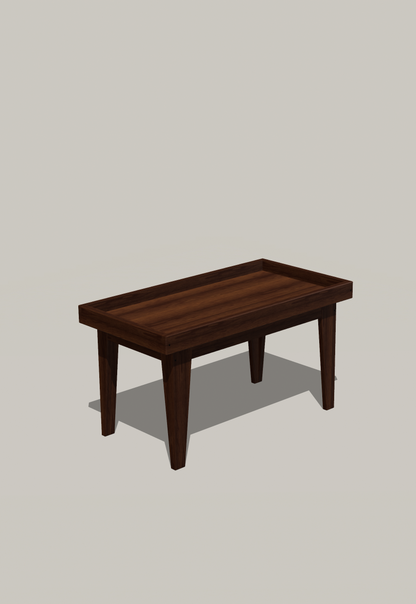 Coffee Table #3T1 Plan - CAD Model (pdf + step)