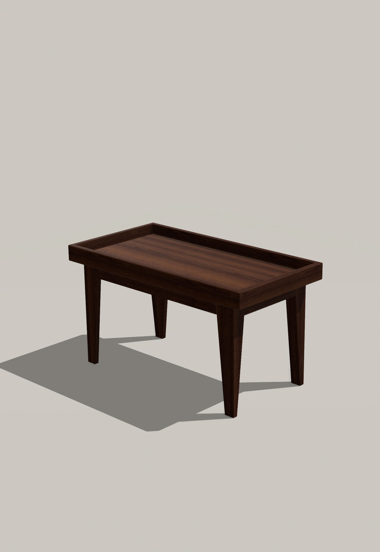 Coffee Table #3T1 Plan - CAD Model (pdf + step)