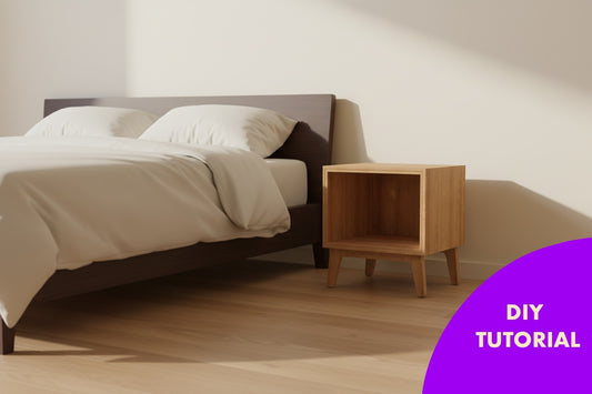 DIY-Oakly Bedside #1A1 Plan – Modular Furniture CAD Model (PDF + STEP ) + tutorial