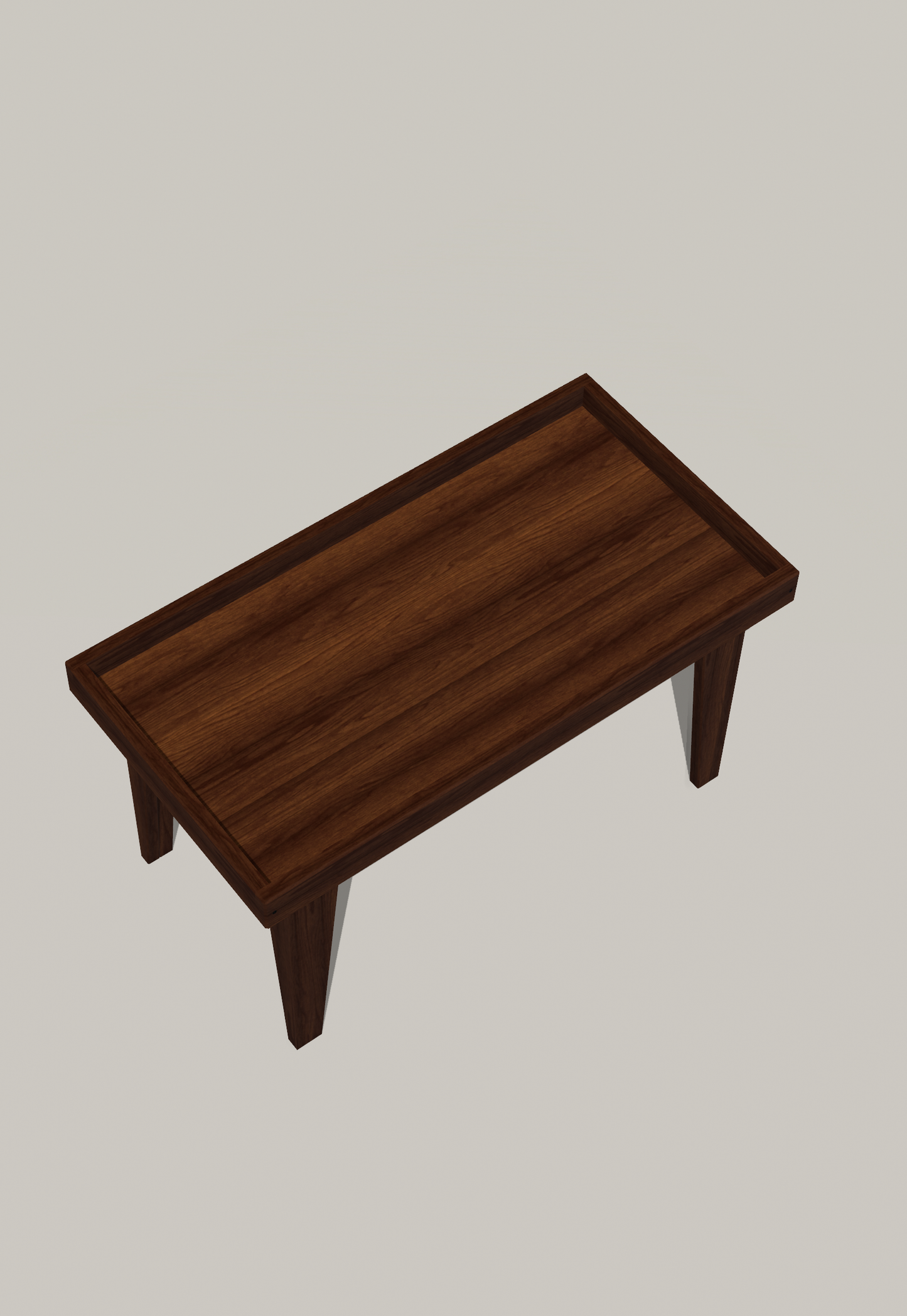 Coffee Table #3T1 Plan - CAD Model (pdf + step)