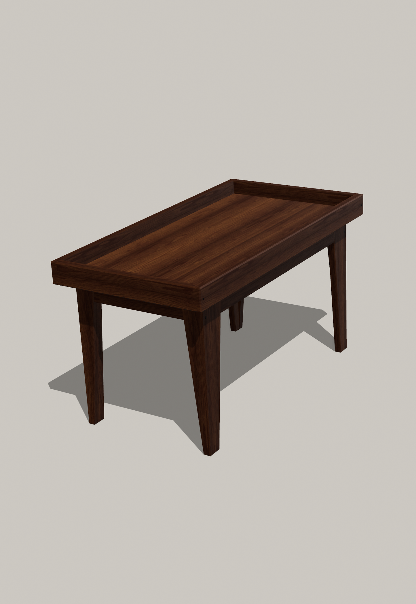 Coffee Table #3T1 Plan - CAD Model (pdf + step)